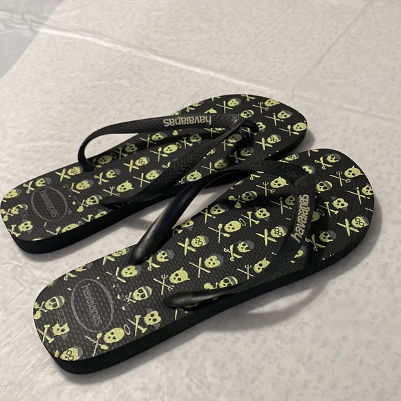 HAVAIANAS FROM BRASIL / MENS SIZE 11 / NEW / GLOW IN THE DARK - Picture 4 of 5
